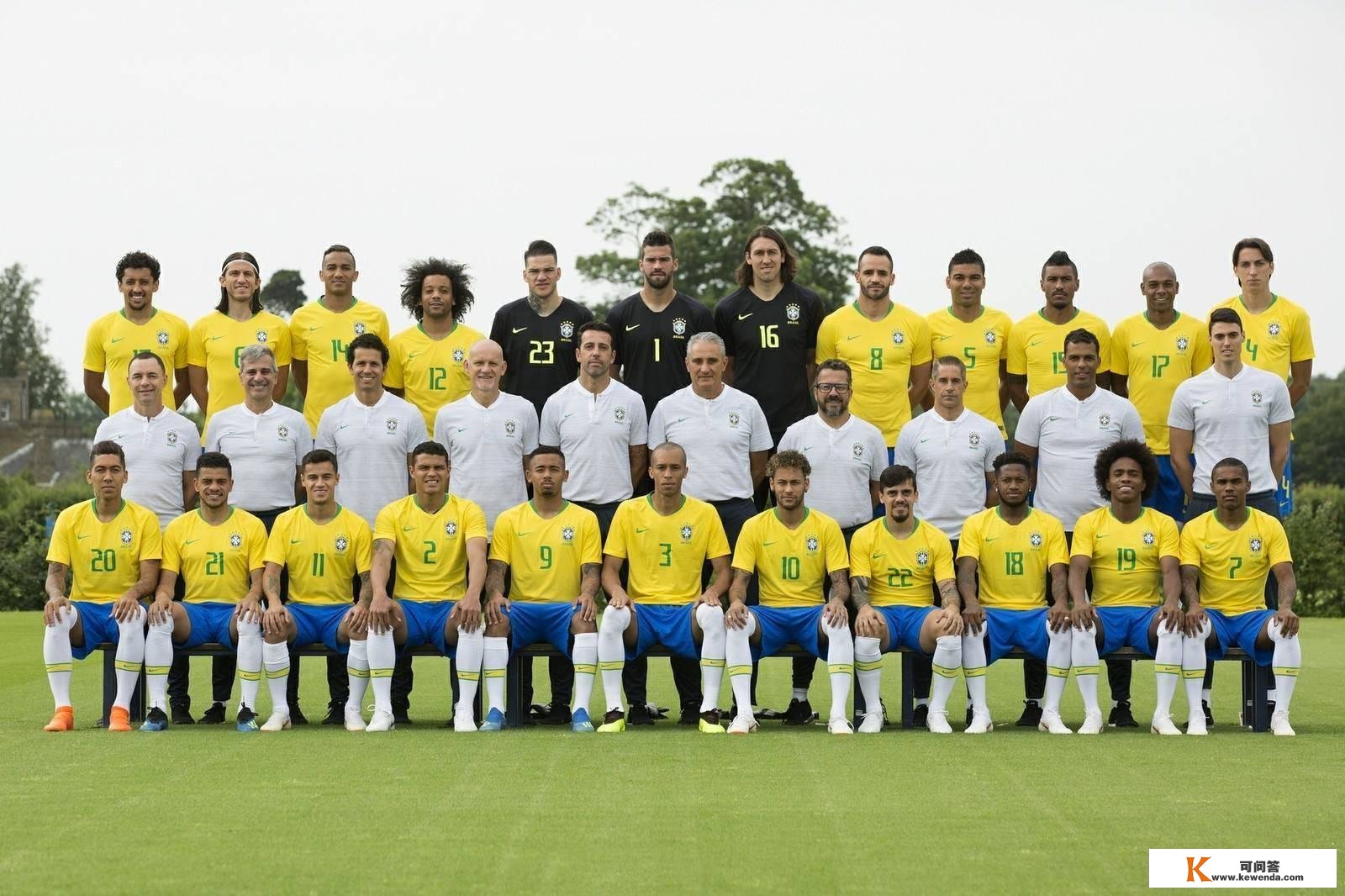 巴西队公布世界杯号码：9号、10号没有不测！皇马双雄穿20、21号
