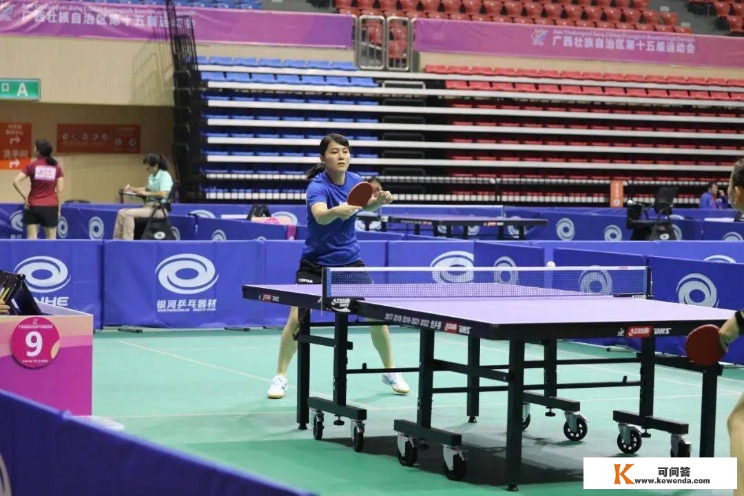 恭喜！火焰蓝乒乓球队获得广西区运会群寡赛事乒乓球角逐青年女子单打第二、第七名