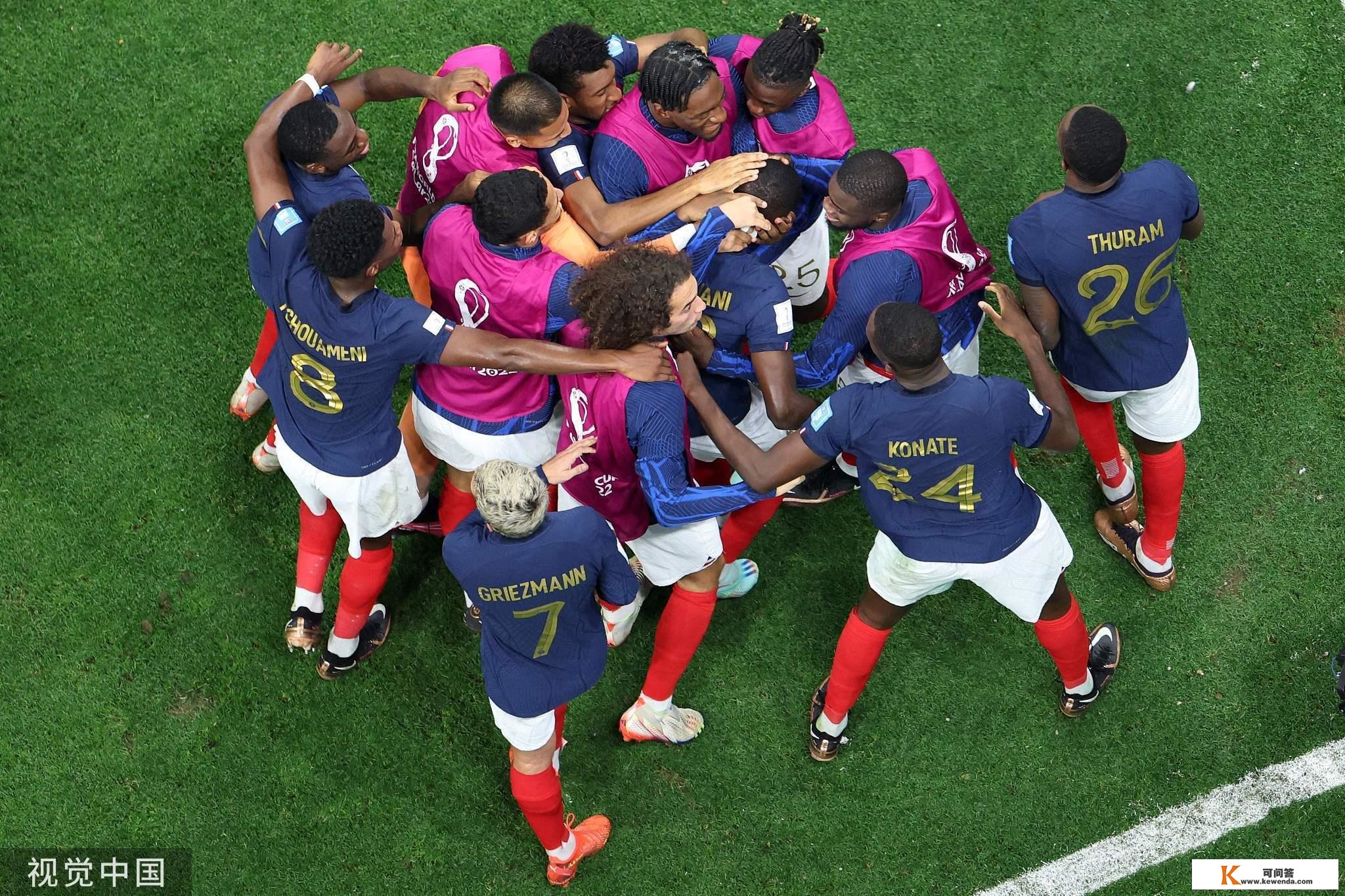 世界杯-特奥凌空斩破门穆阿尼立功 法国2-0摩洛哥进决赛