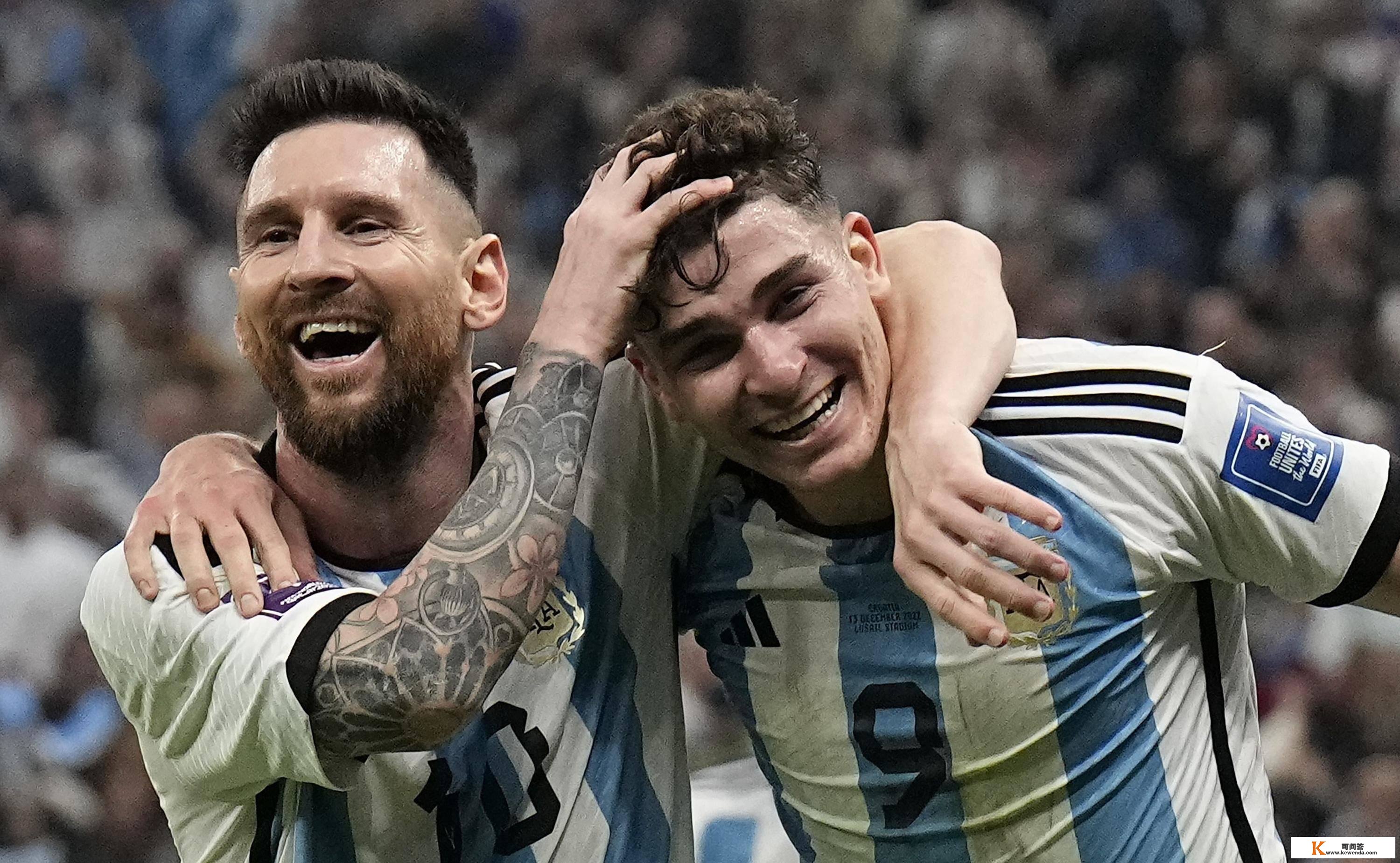 阿根廷队挺进世界杯决赛，梅西世界杯进11球，国足也奋力进了6囚