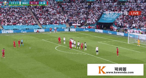 凯恩加时破门，英格兰2比1末结丹麦童话，队史初次挺进欧洲杯决赛