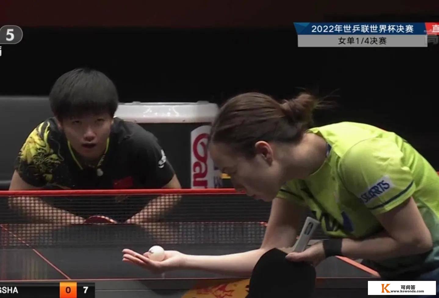 孙颖莎击败日本世界冠军，半决赛对阵王艺迪，日本女子乒乓球3人被裁减