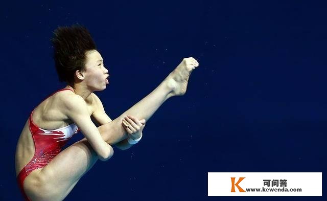 全运会跳水女子10米台决赛，合作剧烈，其它国度没时机见那个阵容