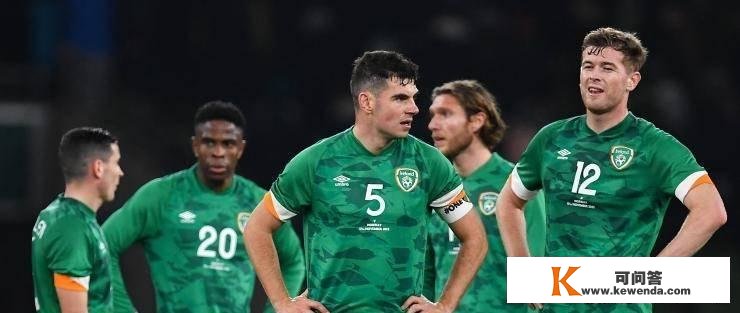 实力下降的爱尔兰队：预选赛输给鱼腩球队，持续2次在附加赛输球