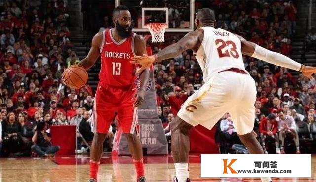 NBA官方最新MVP排行榜！哈登领跑，詹姆斯力压杜库！