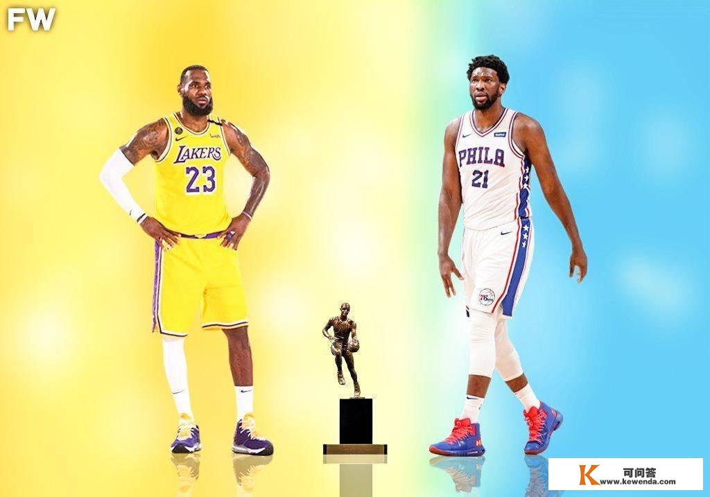NBA本赛季MVP候选球员排名：詹姆斯第一，恩比德第二字母哥仅第六