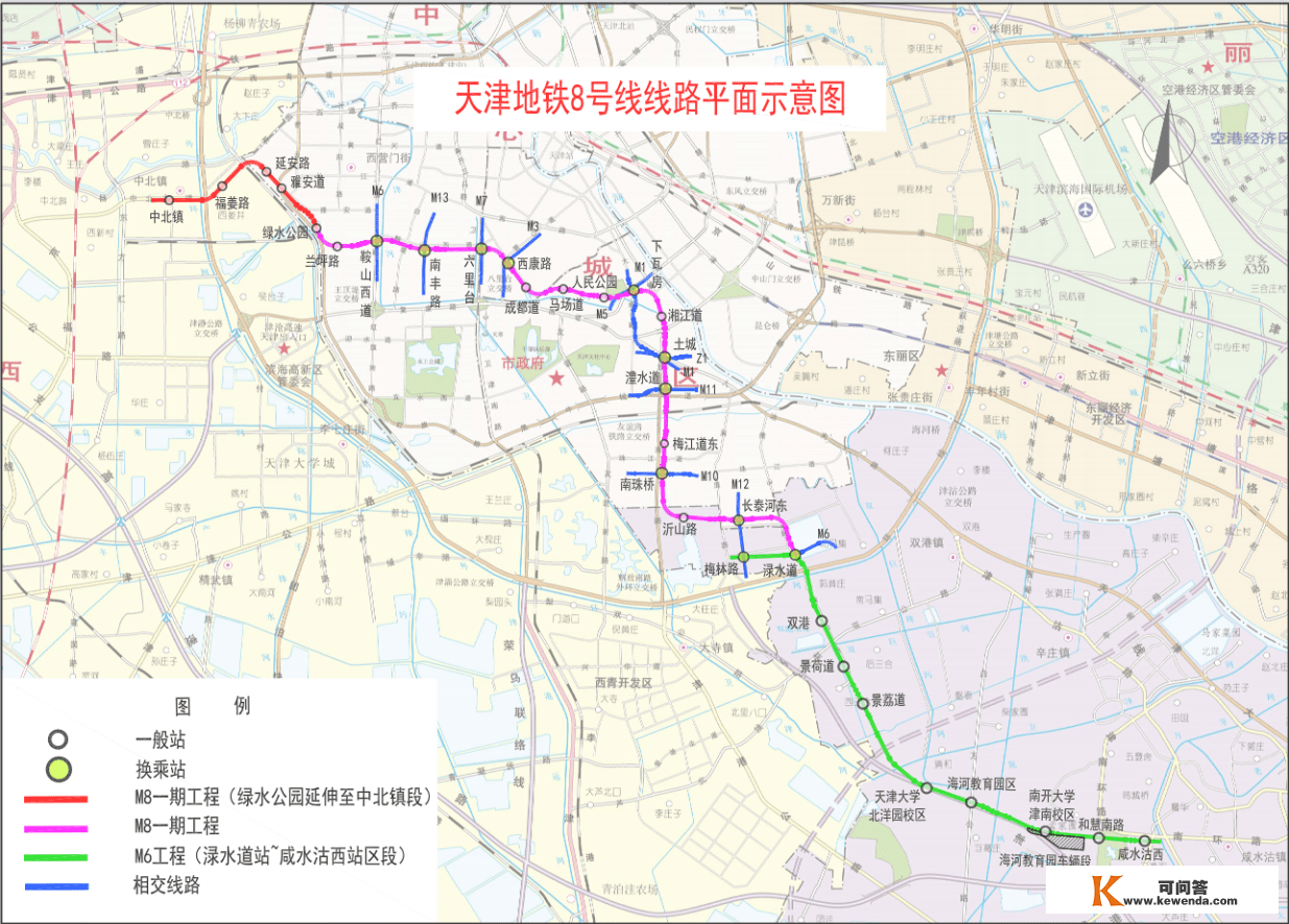 天津地铁8号线全线一期交通导行顺利完成