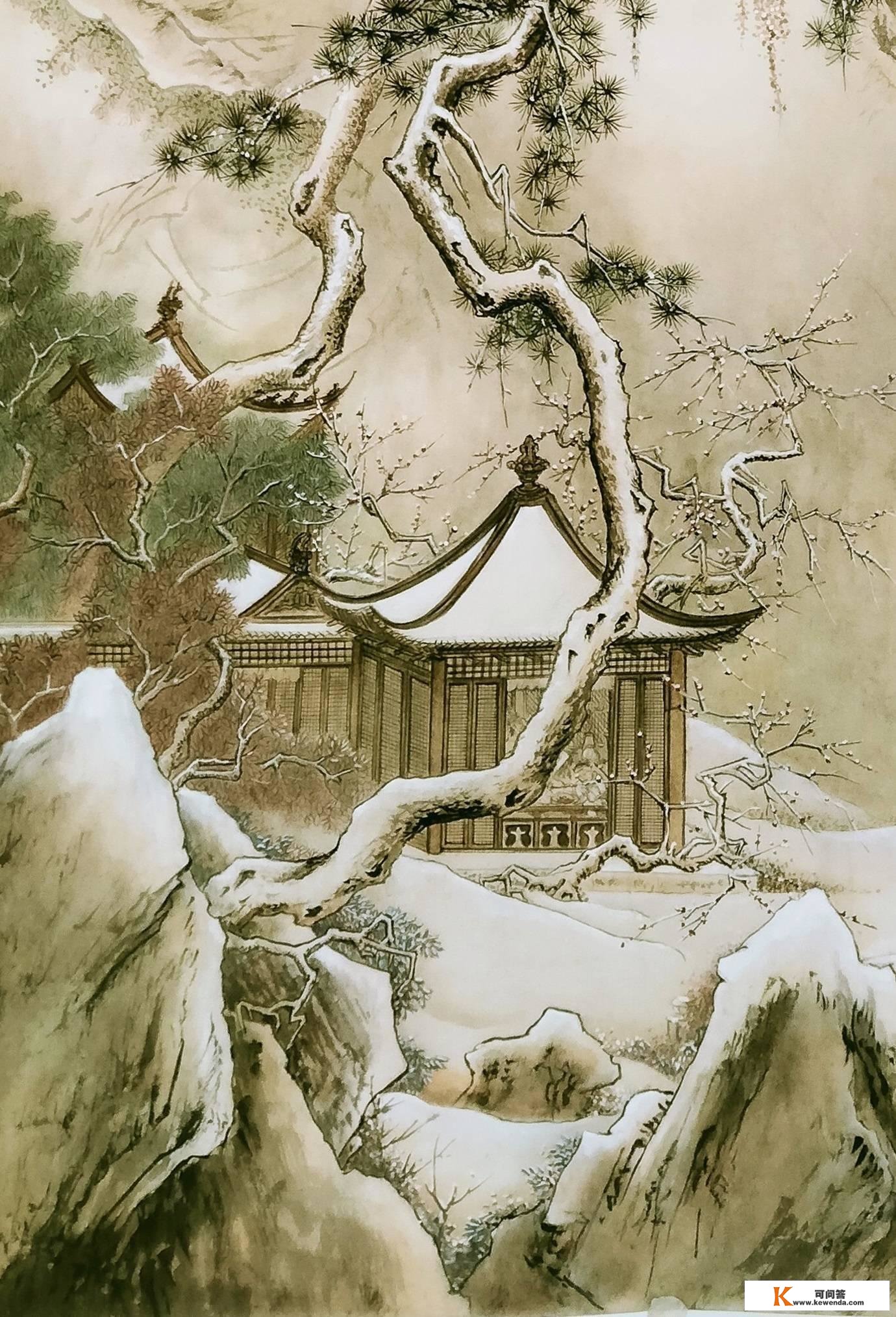 界画寒江---借古开今，师法天然