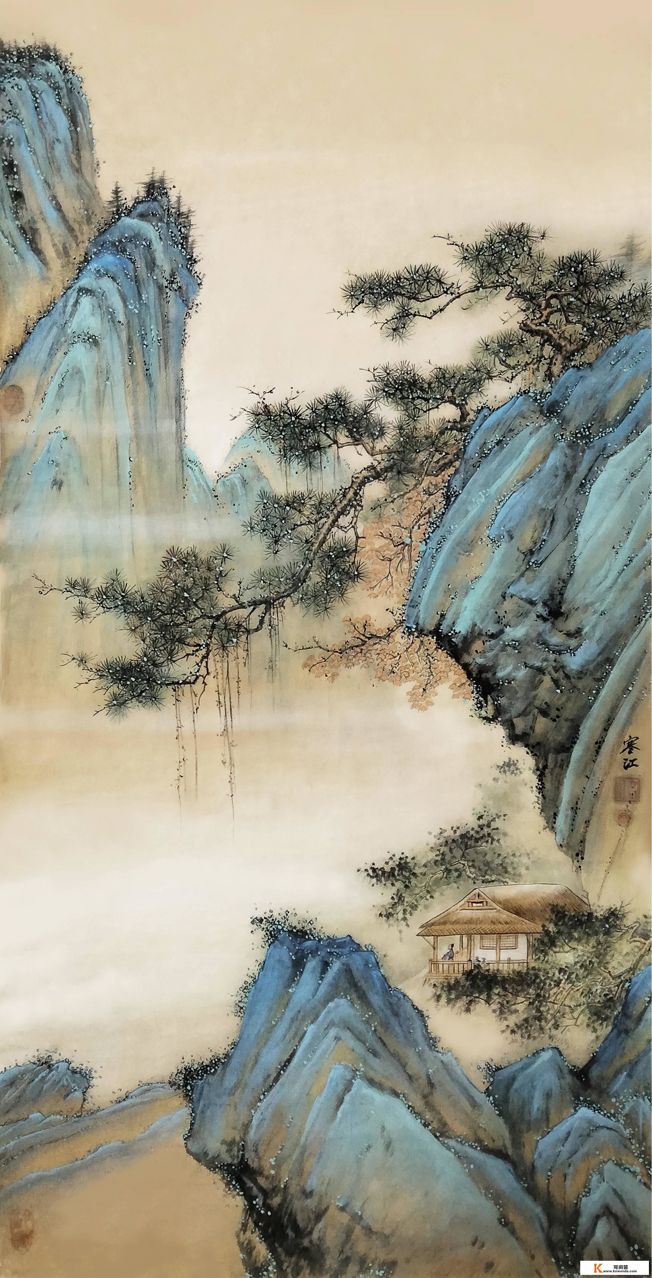 界画寒江---借古开今，师法天然