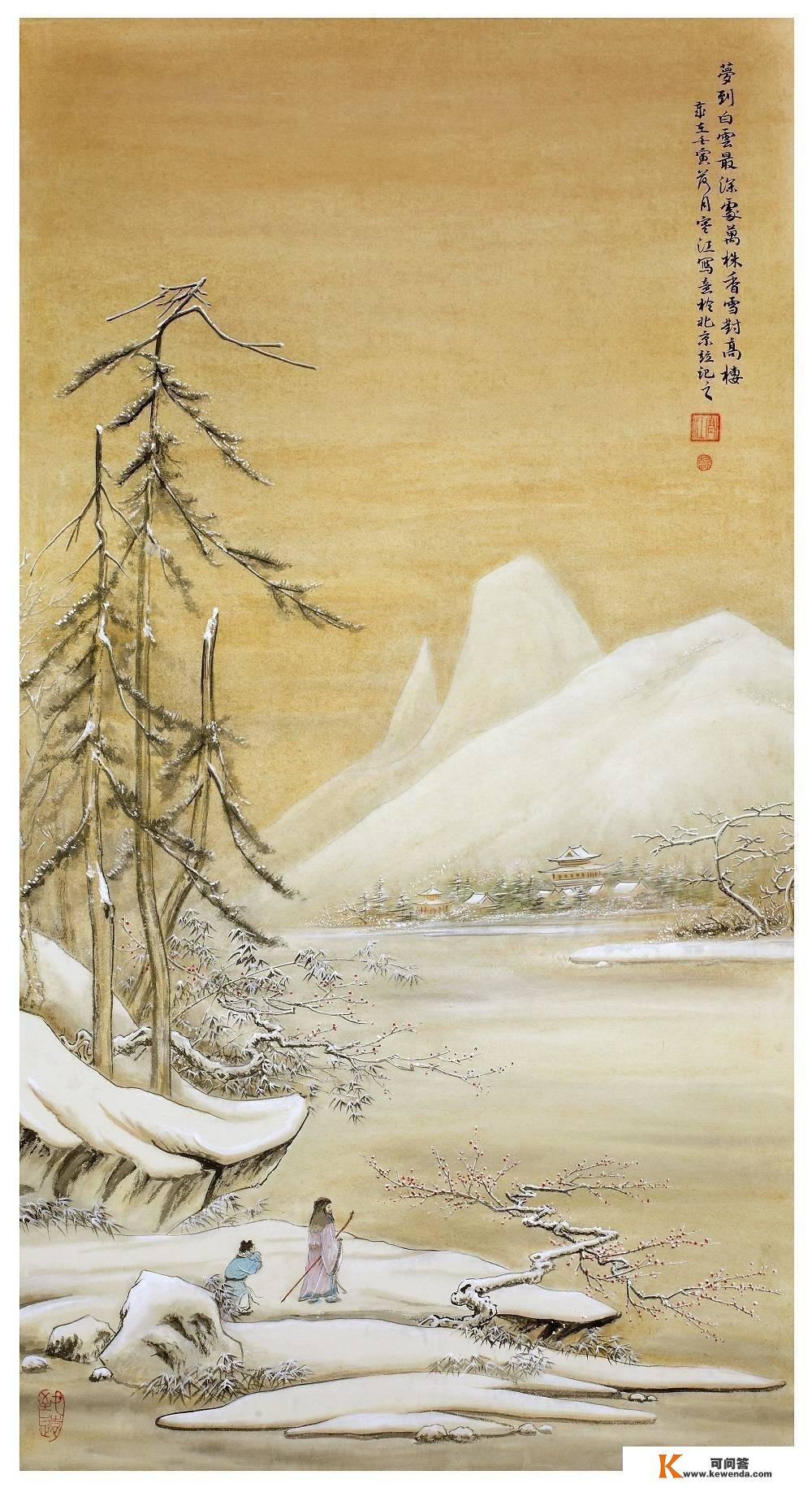 界画寒江---借古开今，师法天然