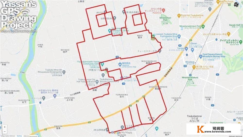 日本小哥在地图用GPS画画向女友求婚！一发不成拾掇彻底玩上瘾了