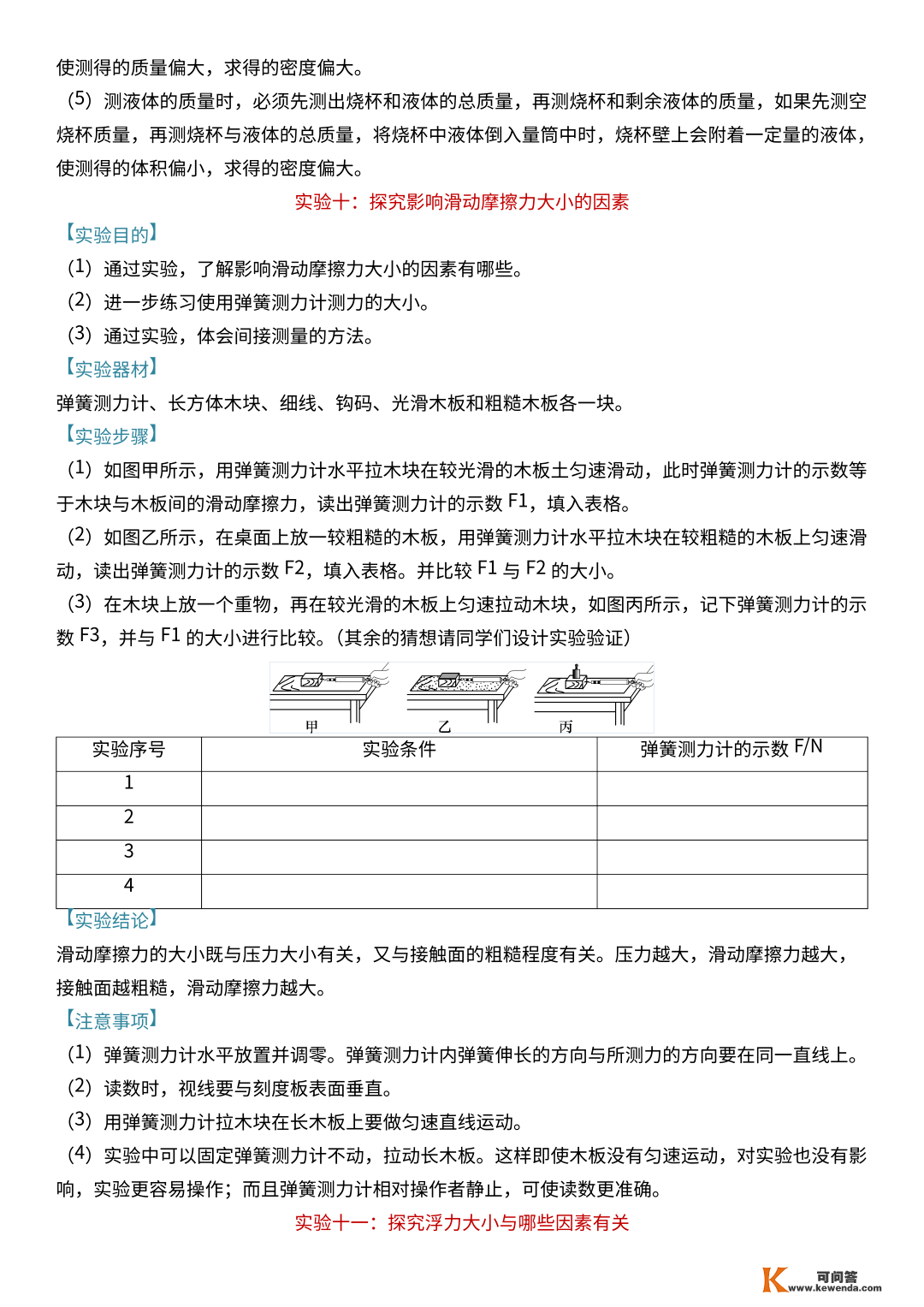 中考物理18个必考尝试完全解读！