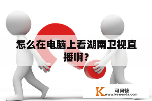 怎么在电脑上看湖南卫视直播啊？