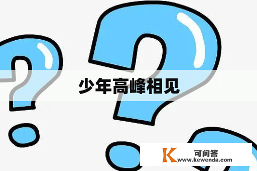 少年高峰相见