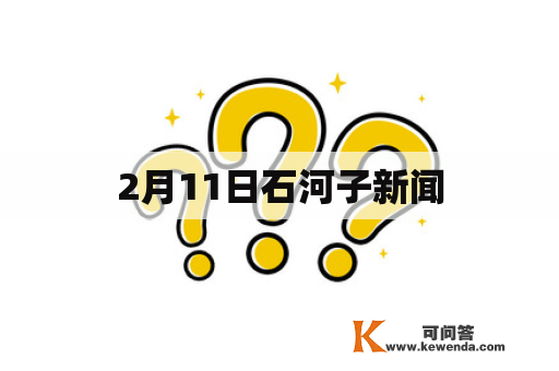 2月11日石河子新闻
