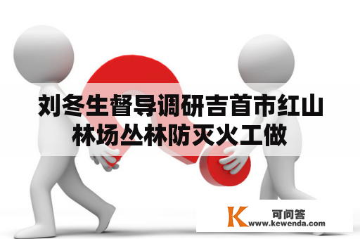 刘冬生督导调研吉首市红山林场丛林防灭火工做