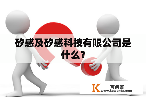 矽感及矽感科技有限公司是什么？