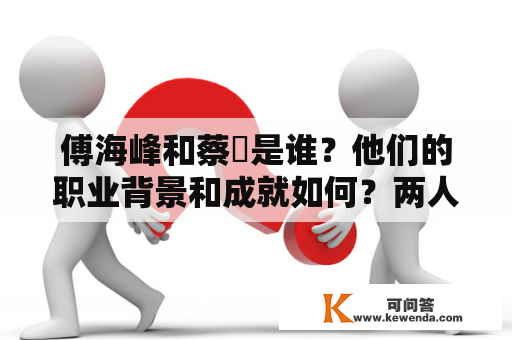 傅海峰和蔡赟是谁？他们的职业背景和成就如何？两人之间是否存在什么关联？