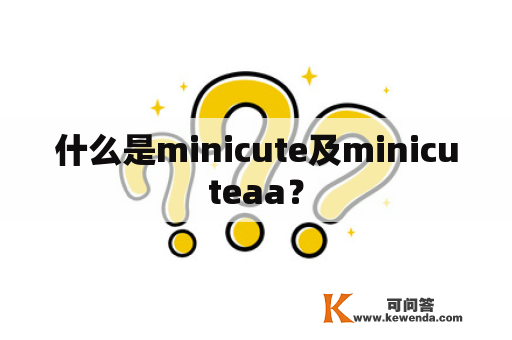 什么是minicute及minicuteaa？