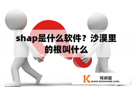 shap是什么软件？沙漠里的根叫什么