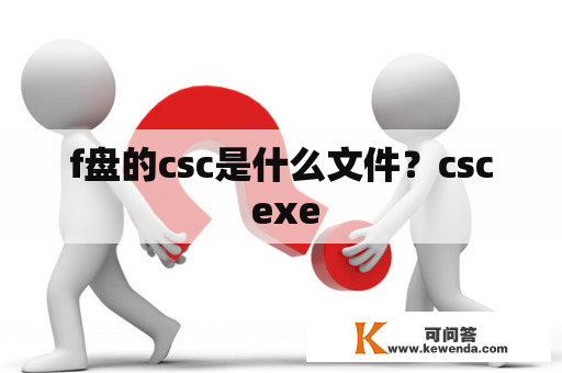 f盘的csc是什么文件？csc exe