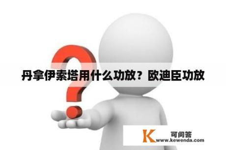 丹拿伊索塔用什么功放？欧迪臣功放