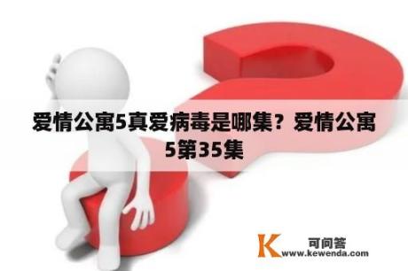 爱情公寓5真爱病毒是哪集？爱情公寓5第35集