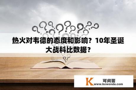 热火对韦德的态度和影响？10年圣诞大战科比数据？