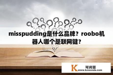misspudding是什么品牌？roobo机器人哪个是联网键？