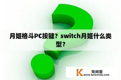 月姬格斗PC按键？switch月姬什么类型？