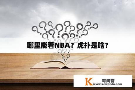 哪里能看NBA？虎扑是啥？