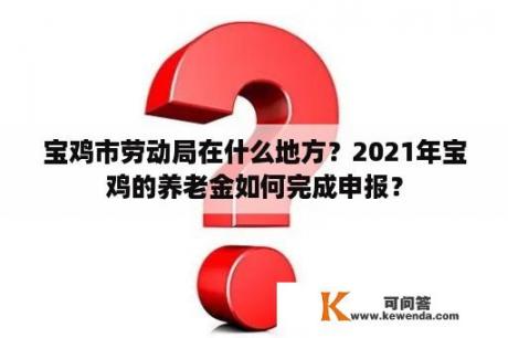 宝鸡市劳动局在什么地方？2021年宝鸡的养老金如何完成申报？