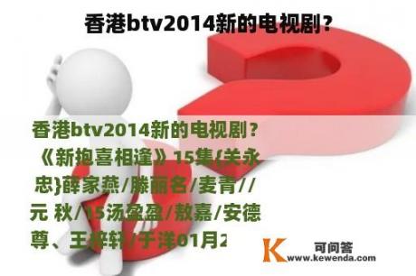 香港btv2014新的电视剧？