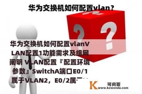 华为交换机如何配置vlan？