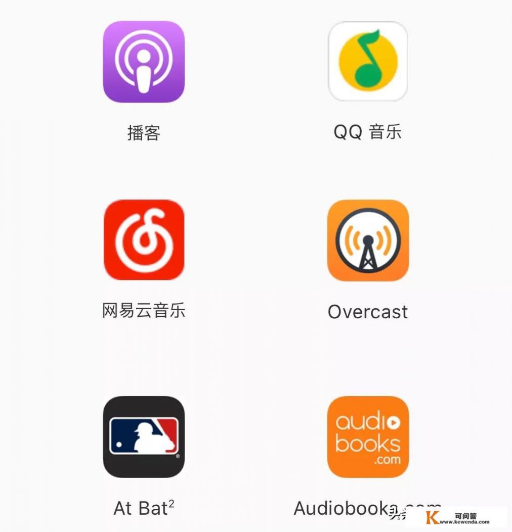 IOS carplay有哪些好用的APP，求推荐？