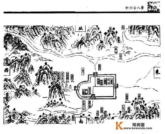 山西忻州现存明清古城，闻名遐迩的“忻城古八景”，都有哪些