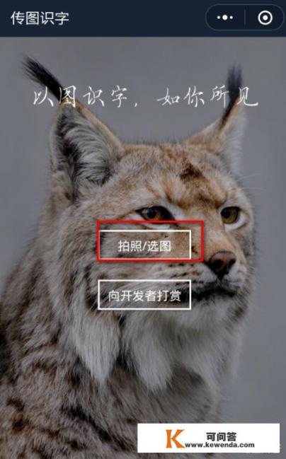 利用手机app识别书本或图片上的文字