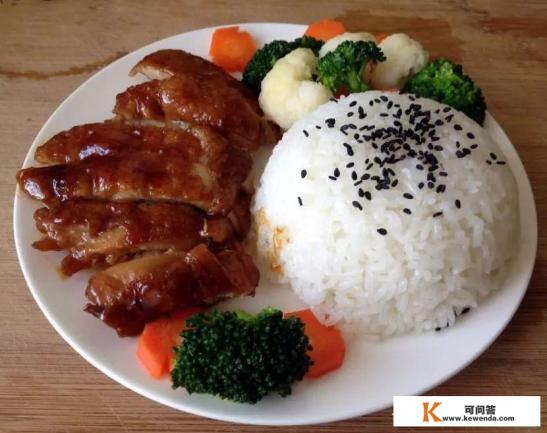 奥尔良鸡腿饭
