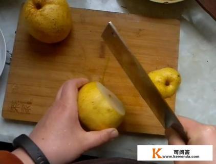 冰糖雪梨做法