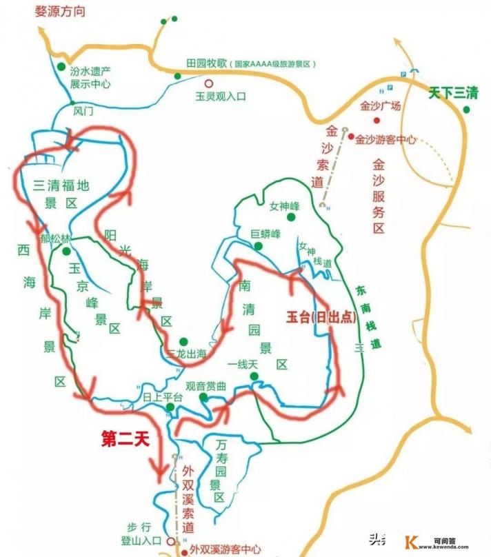 自驾游三清山最佳路线