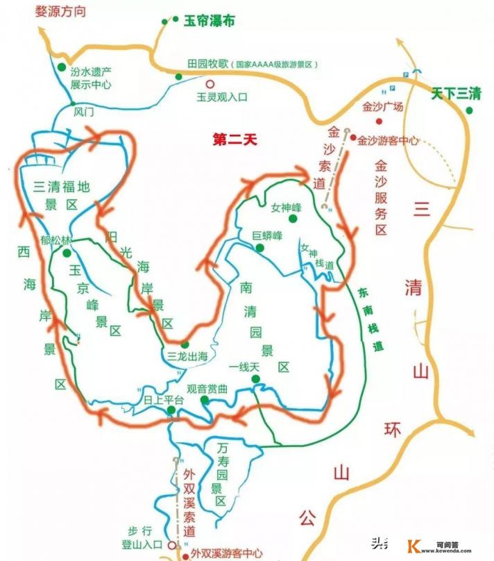 自驾游三清山最佳路线