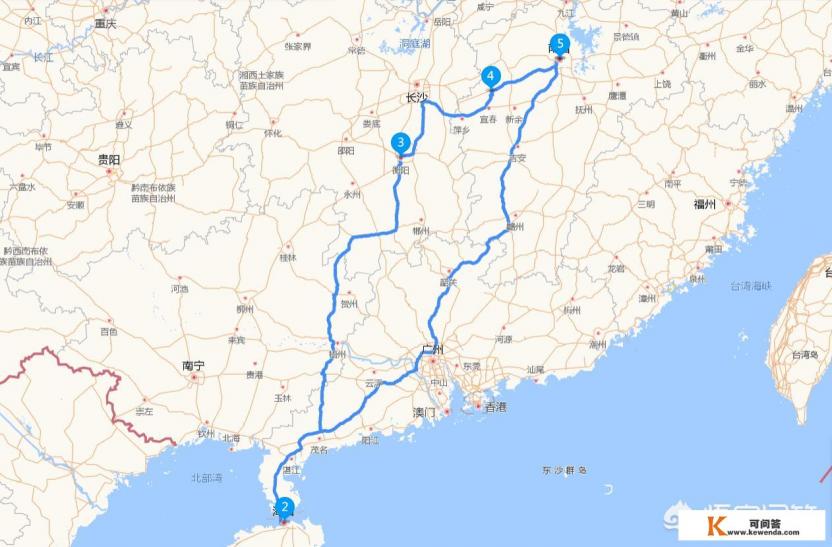 南昌自驾去海南环岛游，行程路线时间怎么安排？主要景点和美食有什么推荐