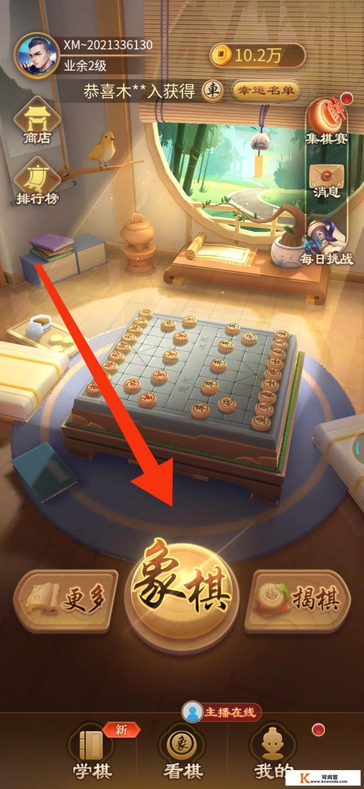 怎么样安装象棋软件跟别人下棋